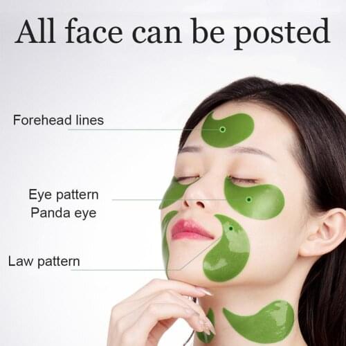 Avocado Collagen Mask Natural Moisturizing Gel Eye 60 Wrinkle Remove Age Eye Piece Bag Skin Anti Dark Care Circles patches W2F9
