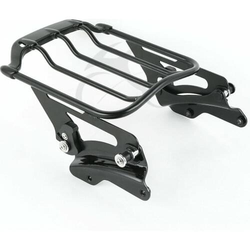 Motorcycle 4 Point Docking Kit and Air Wing Luggage Rack Detachable For Harley Touring Road King Electra Glide Standar 2014-2018