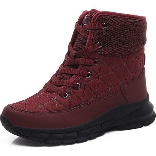 2020 New Winter Boots Women Super Light Boots Women Short Boots Ladies Boots Warm Plush Snow Shoes Footwear