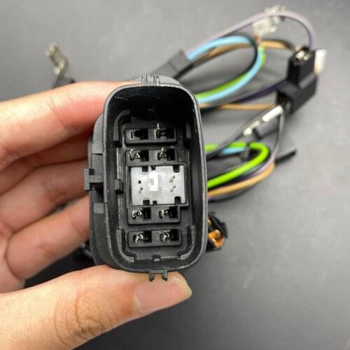 Original for Mazda 6 car headlight assembly wiring harness main plug 12Pin M6 headlight connector cable housing