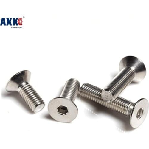 Wood Screws New Arrival Vis 2019 Axk 20pcs M5*8/10/12/16/20/25/30 A2 Stainless Steel Torx Countersunk Head Machine Screw Screws