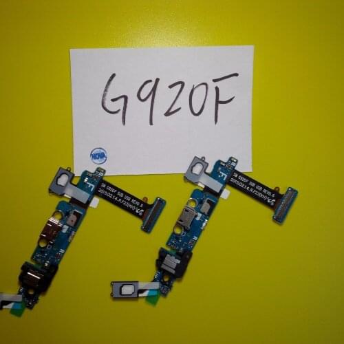 Wyieno 20Pcs/Lot For Samsung S6 G920f Charger Port Flex Cable Phone Repair Parts + tracking