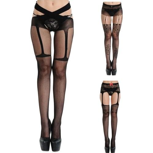 Ladies Lace Hollow Sexy Lace Seamless Stockings Socks Long Tube Over The Knee Fishnet Stockings Stockings Women трусы женские