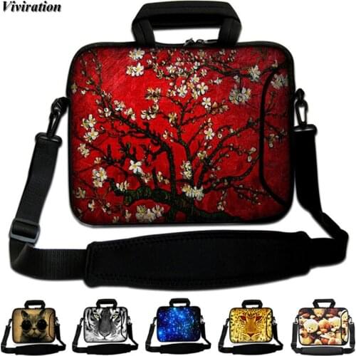Womens Laptop Messenger Briefcase Neoprene 10.5" 9.7" 10.2" 10.1" 10 Inch Bag Girls Notebook Chromebook Shoulder Strap Case 2020