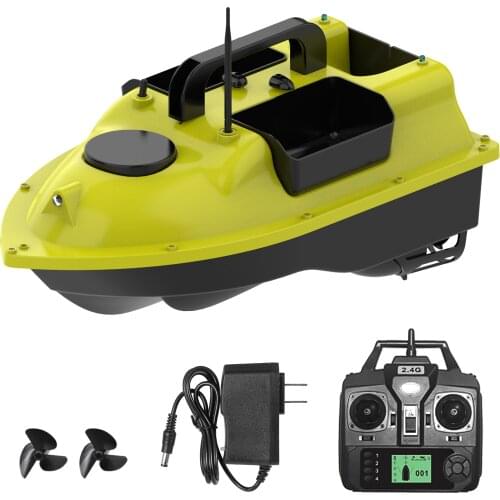 D18B GPS Fishing Bait Boat with 3 Bait Containers Automatic Bait Boat with 400-500M Remote Range Fishing Tool