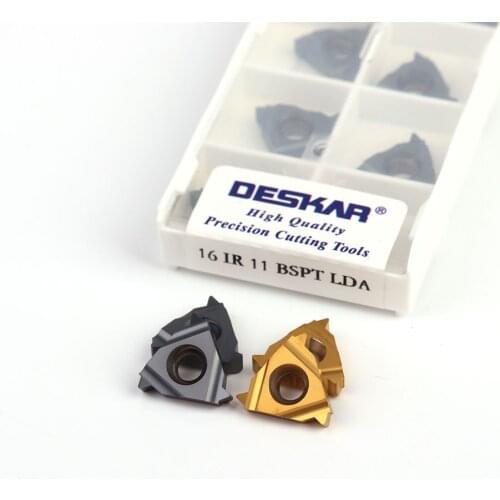 DESKAR 16ER 16IR 11BSPT 14BSPT 19BSPT LDA LDC high quality thread insert lathe thread turning tool tool cutting parts CNC