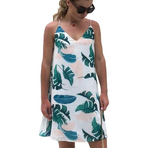 Летние платья с принтом FORERUN China At AliExpress