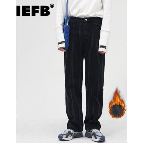 Мужские утепленные джинсы IEFB China At AliExpress