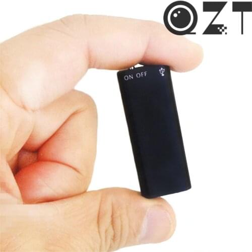 QZT Small Voice Recorder Mini Dictaphone Audio Sound Recorder Professional Digital Voice Recorder Micro MP3 Audio Record Player