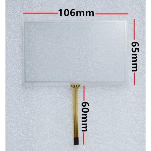 New 4.3-inch 4-wire special electronic access control industrial control equipment display screen touch screen 106*65mm