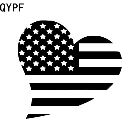 QYPF 14CM*13.3CM Support Police Flag Vinyl Car-styling Car Sticker Retro-reflective Motorcycle Decal C15-0464