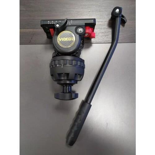 V12 Professional Tripod Fluid Head with 100mm bowl Load 12KG for DSLR BMCC C300 film video camera shooting