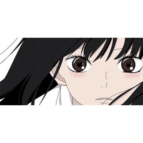 Personality Kimi Ni Todoke Peek Vinyl Car Stickers Personality Motorcycle Anime Scratch-proof Windshield Decal Apply to Car door