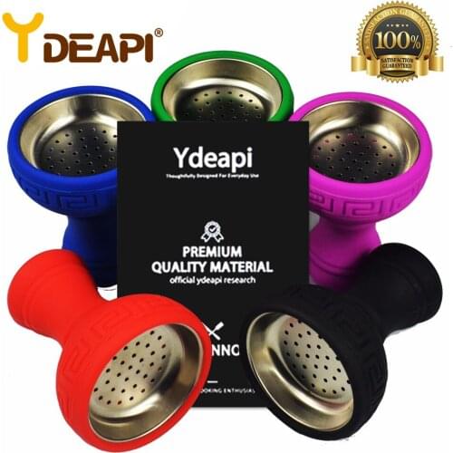 YDEAPI Food Grade Silicone Shisha Hookah Tobacco Bowl Head for Keloud Chicha Narguile Sheesha Accessories