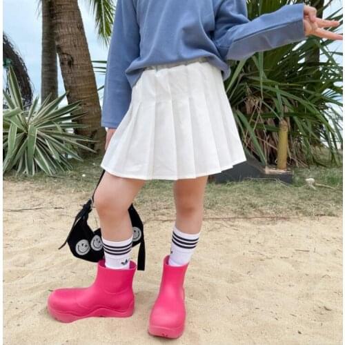 2021 new style girls draped skirt spring cotton fashion girls skirts 3-8 years YX67