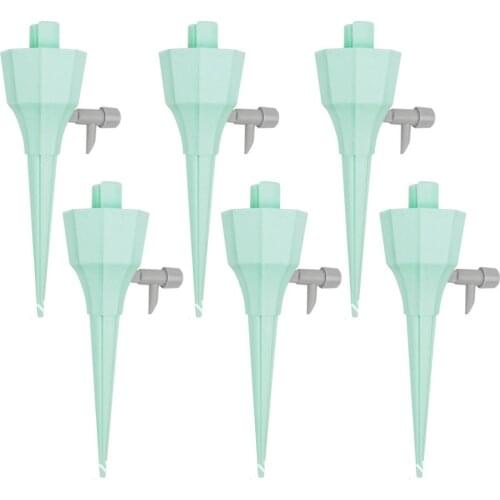 Plant Automatic Watering Equipment 6pcs Garden A Slow-Release Universal Control Valve For Indoor And Outdoor ABS