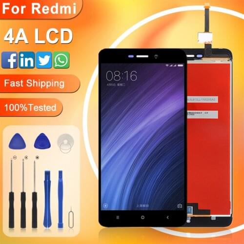 Catteny 5.0inch For Xiaomi Redmi 4A Lcd Display With Touch Panel Screen Digitizer Assembly Replacment Free Shipping With Frame