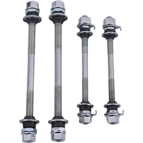 150/180mm Bicycle Wheel Hub Axle Front Rear Steel Solid Spindle Shaft Vintage Front/rear Axle Lever Bike Repair Tool Accessories