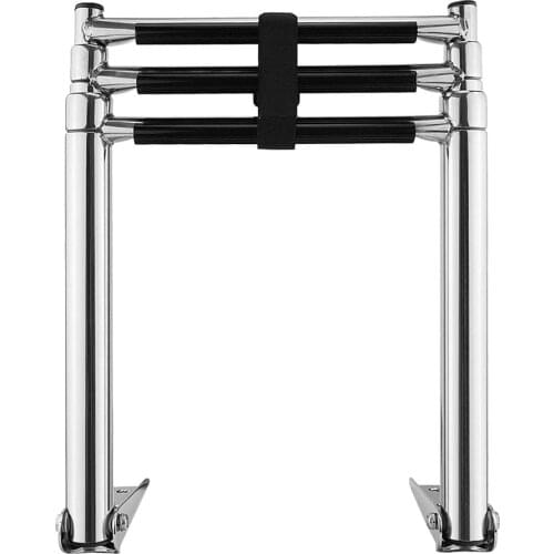 3 Steps Stainless Steel Swim Platform Boats Ladder Marine Telescope Ladder