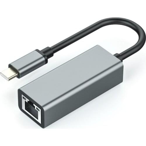 USB C Ethernet Adapter USB Type C to RJ45 Lan Adapter for MacBook Pro P30 USB C Network Card Converter wholesales