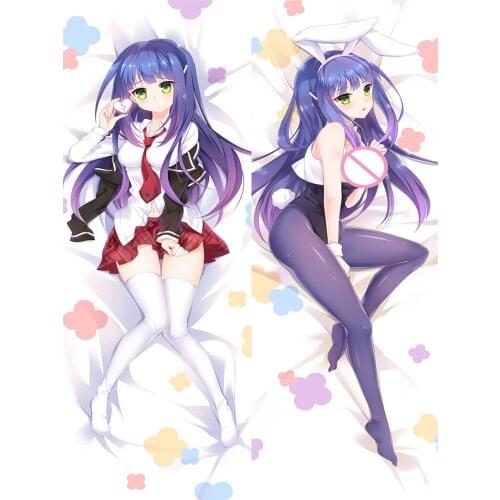 Coscase Japanese Anime Pillowcase Anne Happy Unhappy Go Lucky! Ruri Hibarigaoka Hugging Body Dakimakura Pillow Cover Case