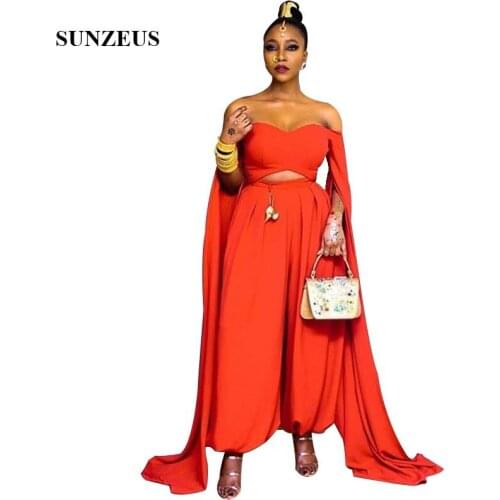 Long Latern Evening Pants Off Shoulder Sweetheart Party Dress With Maxi Long Sleeves Two Piece Dress Women