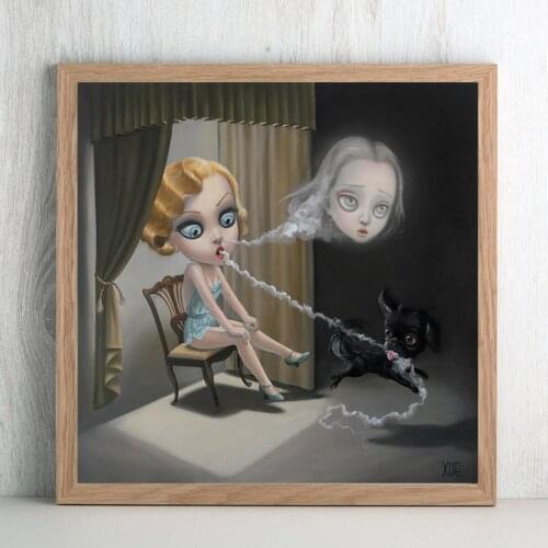 Haunted house By Xue Wang Paintings on Canvas Modern Art Decorative Wall Pictures Home Decoration