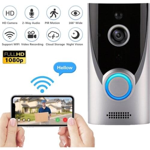 Intercom Doorbell HD 1080P Low Power Consumption Remote Monitoring Security Ubox Night Vision Wireless WIFI Video Doorbell