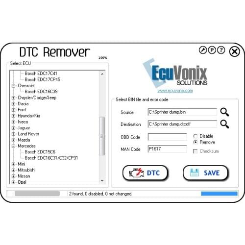 DTC Remover 1.8.8.5 [01-11-2018] Updatable+USB dongle