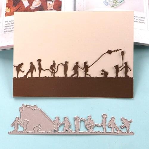 DUOFEN METAL CUTTING DIES playing kids embossing stencil DIY Scrapbook Paper Album 2019 new