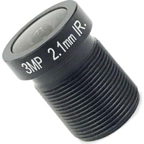 CCTV Camera 2.1mm Lens 3.0 MegaPixel Wide-angle 145 Degree MTV M12 x 0.5 Mount Support Infrared Lens For CCTV Security Camera