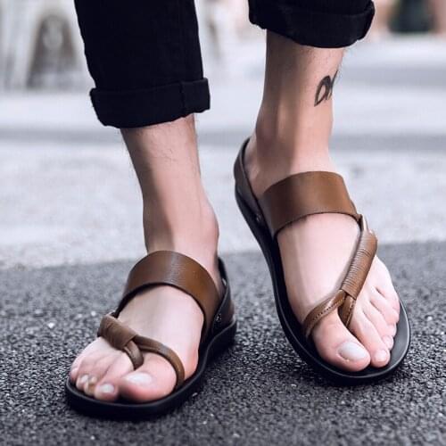 Masculina playa uomo vietnam sport de hombre verano work for sandals-men leather rubber deportivas erkek homme sandalle men man