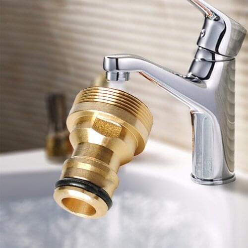 Faucet Wash Pipe Threaded Connector Basin Accessories Interface Washing Machine Copper Connection Adapters