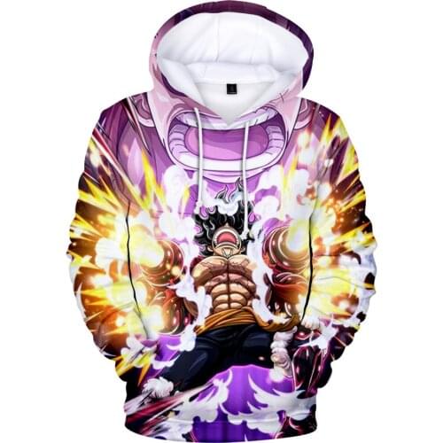 2020 New ONE PIECE Hoodie Sweatshirt 3D Print Cosplay Costume Autumn Hip hop Clothes Men/Women Harajuku Pullover