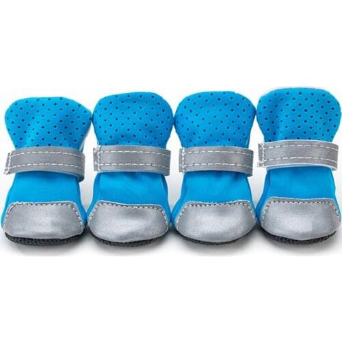 Walking Soft Soled Dogs Shoes Comfort Lycra Fabric Spring Autumn Pet Shoes Breathable Anti Foot Odor Cats Shoes For Small Dogs