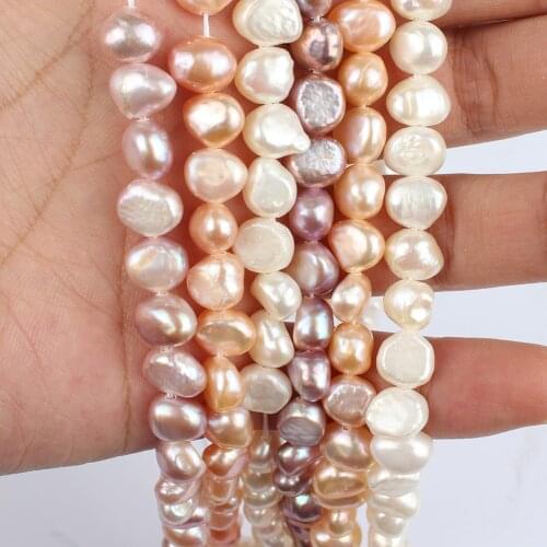Flat Natural Freshwater Pearl Beads Hot Sale Loose Beads for Jewelry Making DIY Necklace Bracelet Accessories Wholesale 15