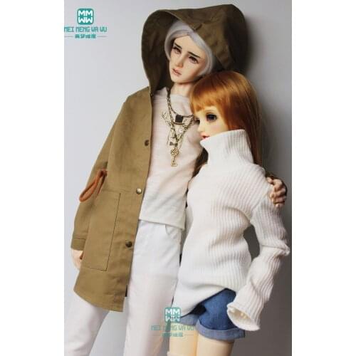 BJD doll clothes Loose version turtleneck sweater fits 1/3 BJD doll girl boy and BJD uncle Dimensional compatible
