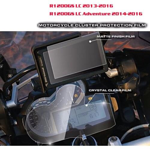 New For BMW R1200GS LC 2013-2016 / LC Adventure 2014 2015 2016 Cluster & GPS Navigator Scratch Protection Film Screen Protector