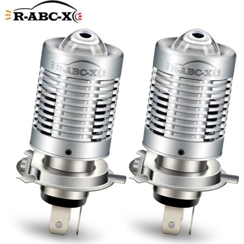 RUIANDSION 2Pcs H4 9003 HB2 HS1 P43T High Power 21W 4800Lm 12V-80V Car Headlight Fog Lamp For Mazda Suzuki Santana Bora Jetta