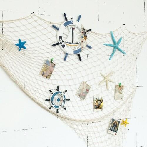 Mermaid Party Fish Net Under The Sea Theme Backdrop Hanging DIY Ornament Hawaiian Summer Birthday Party Home Decoration