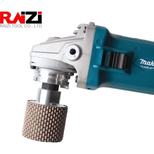 Raizi 2 inch/50mm Diamond Resin Polishing Drum Wheel Dry Use for Granite Marble Stone Countertops 50-3000 Grit Grinding Wheel