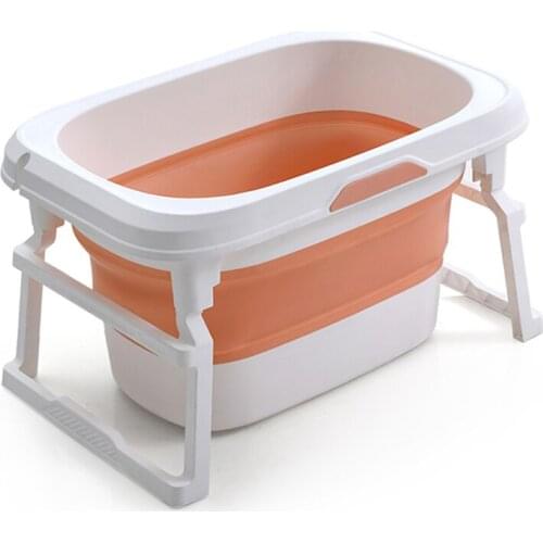 Folding Portable Bathtub Baby Kids Toddler Hot Portable Bathtub Swiming Newborn Banheira Dobravel Baby Bath Tub Foldable BW50YP