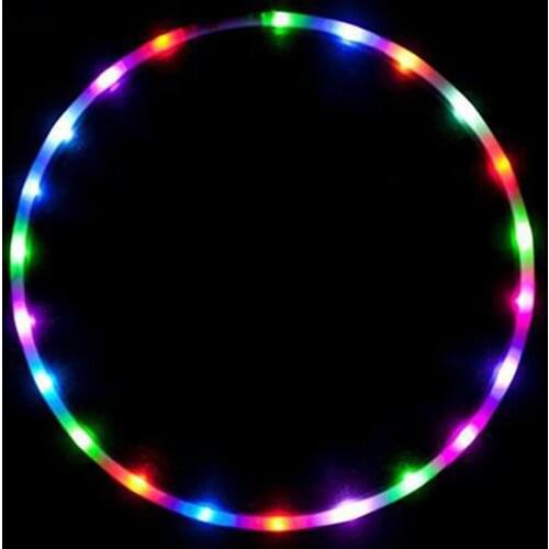 LED easy hoop fitness waist training sport hoops yoga weight ring massage circles exercise Women Home Gym Weighted Slimming