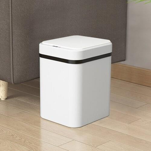 Smart Induction Trash Can Creative Automatic Bedroom Electric Luxury Trash Can Living Room Cubo Basura Household Products DG50WB