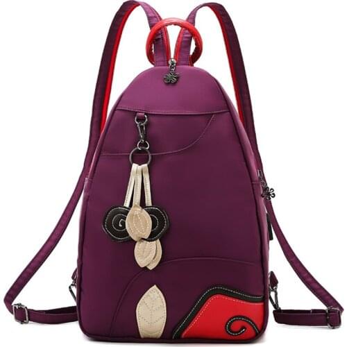 2021 Sac A Dos Leaf Shoulder Bag Bagpack Backpack Back Pack Multifunction Chest Bag Women Canvas Backpacks Designers Mochila New