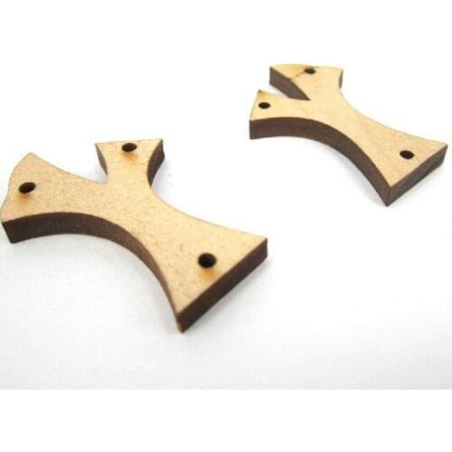 50pcs/lot 2017 personality 37*26mm The Tree of Life nature unfinished wooden beads for DIY necklace SMT-744