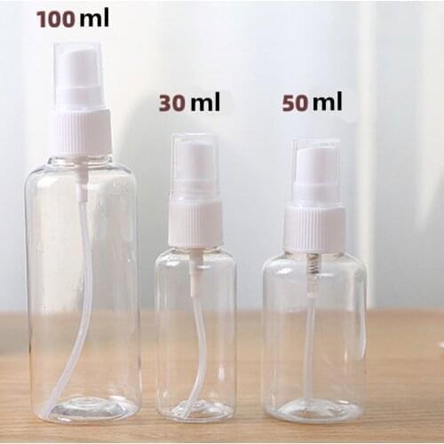 Discount price high quality 100ml white HDPE plastic flat trigger bottle