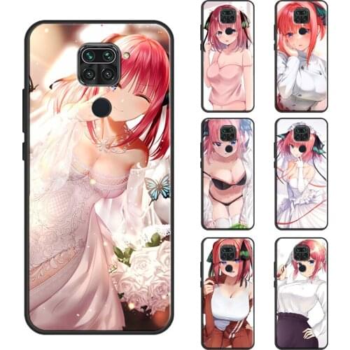 Nakano nino go-toubun no hanayome Case For Xiaomi Redmi Note 10 Pro Note 9 Pro 7 8 9S 8T Cover For Redmi 9T 9A 9C K40 7A 8A
