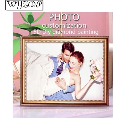 Personalized Customize Diy Diamond Mosaic Embroidery 5D Diy Diamond Rhinestone Needlework 5D Diamond Painting Cross Stitch Kits