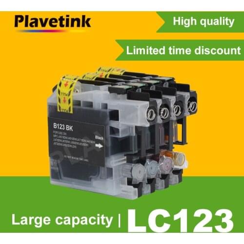 LC123 LC121 LC125 LC129 Full Ink Inkjet Cartridges For Brother J870DW J245 J650DW J6720DW J6520DW DCP-J4110DW J132W J152W